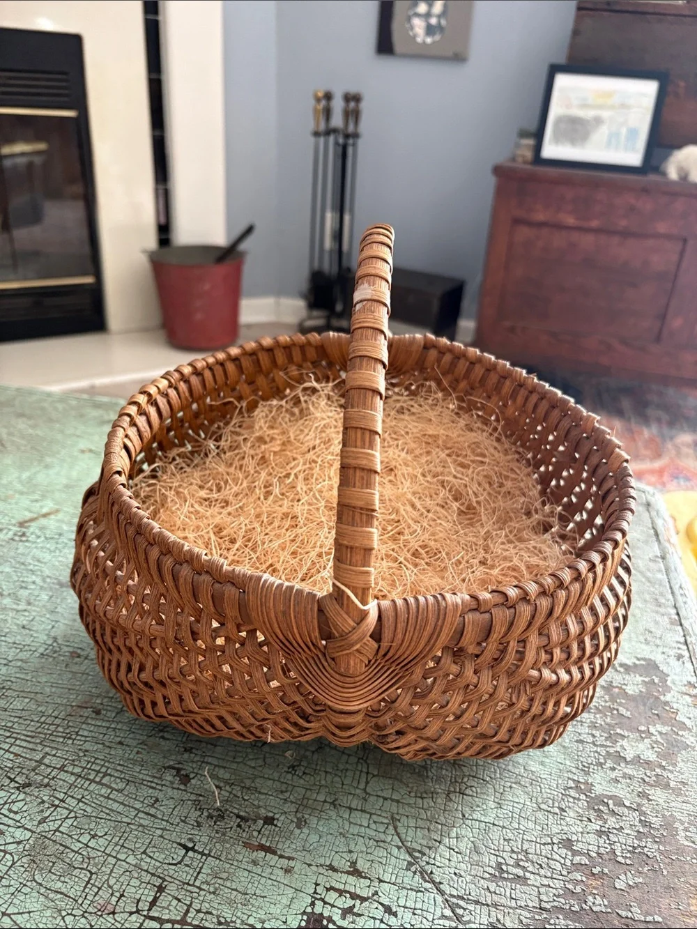 Vintage handwoven buttocks